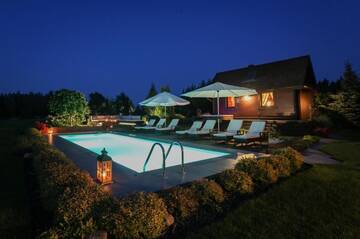 Фотографии Вилла с собственным бассейном Виллы Anahata Siedlisko&Spa г. Сейны (Польша) №79 Фото номера Вилла с собственным бассейном Виллы Anahata Siedlisko&Spa г. Сейны 79