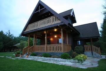 Фотографии Вилла с собственным бассейном Виллы Anahata Siedlisko&Spa г. Сейны (Польша) №13 Фото номера Вилла с собственным бассейном Виллы Anahata Siedlisko&Spa г. Сейны 13